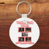 Funny Trailer Park Dawg Red Sleutelhanger (Voorkant)