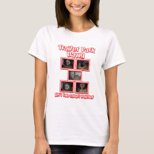 Funny Trailer Park Dawg Red T-shirt