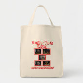 Funny Trailer Park Dawg Red Tote Bag (Voorkant)