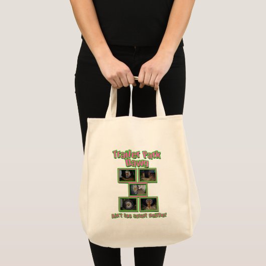Funny Trailer Park Dawg Tote Bag (Voorkant (product))