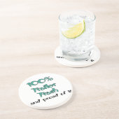 Funny Trailer Park Sandstone Onderzetter (Zijkant)