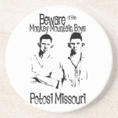 Funny Trailer Park Sandstone Onderzetter (Voorkant)