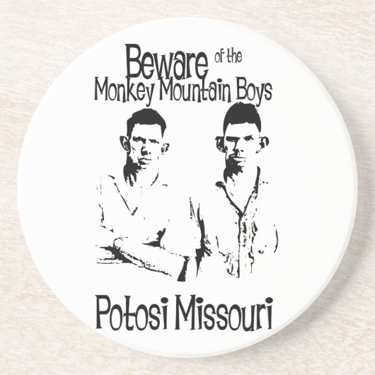 Funny Trailer Park Sandstone Onderzetter (Voorkant)