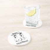 Funny Trailer Park Sandstone Onderzetter (Zijkant)