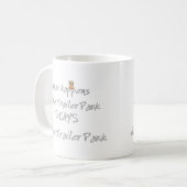 Funny Trailer Park Shirt Koffiemok (Voorkant links)