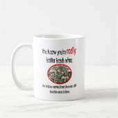 Funny Trailer Park Shirt Koffiemok (Links)