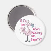 Funny Trailer Park Shirt Magneet (Voorkant / Achterkant)