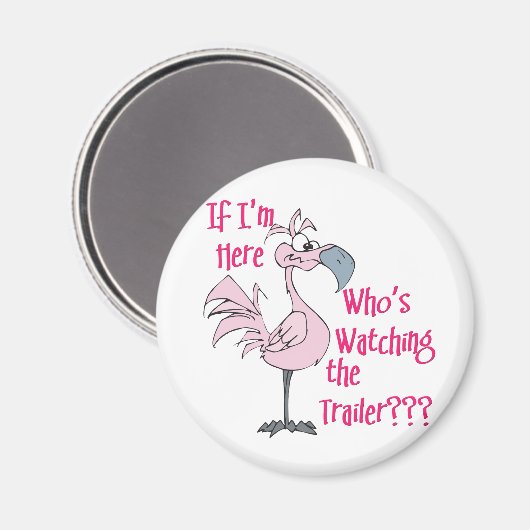 Funny Trailer Park Shirt Magneet (Voorkant / Achterkant)