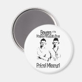 Funny Trailer Park Shirt Magneet (Voorkant / Achterkant)