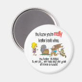 Funny Trailer Park Shirt Magneet (Voorkant / Achterkant)