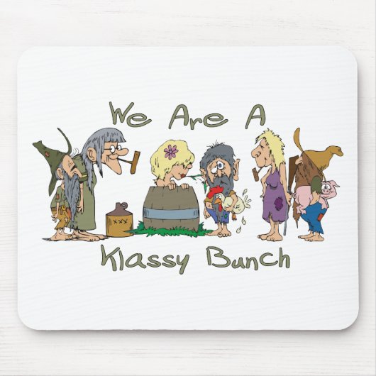 Funny Trailer Park Shirt Muismat (Voorkant)