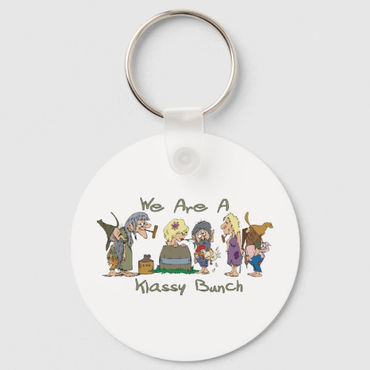 Funny Trailer Park Shirt Sleutelhanger (Voorkant)