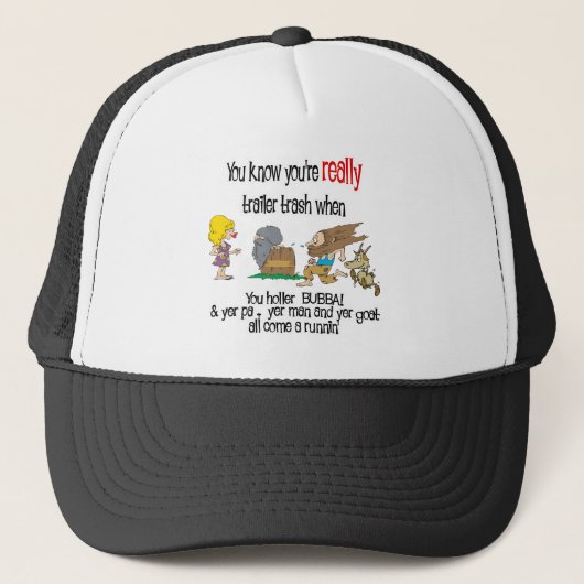 Funny Trailer Park Shirt Trucker Pet (Voorkant)