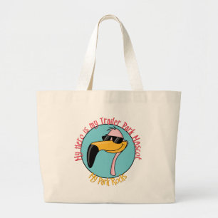 Funny Trailer Park Shirten en Gifts Grote Tote Bag