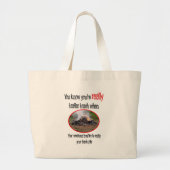 Funny Trailer Park Shirten en Gifts Grote Tote Bag (Voorkant)