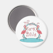 Funny Trailer Park Shirten en Gifts Magneet (Voorkant / Achterkant)