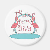 Funny Trailer Park Shirten en Gifts Magneet (Voorkant)