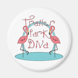 Funny Trailer Park Shirten en Gifts Magneet