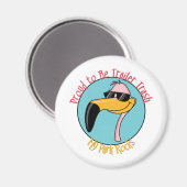 Funny Trailer Park Shirten en Gifts Magneet (Voorkant / Achterkant)