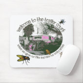 Funny Trailer Park Shirten en Gifts Muismat (Met muis)