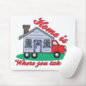 Funny Trailer Park Shirten en Gifts Muismat (Met muis)