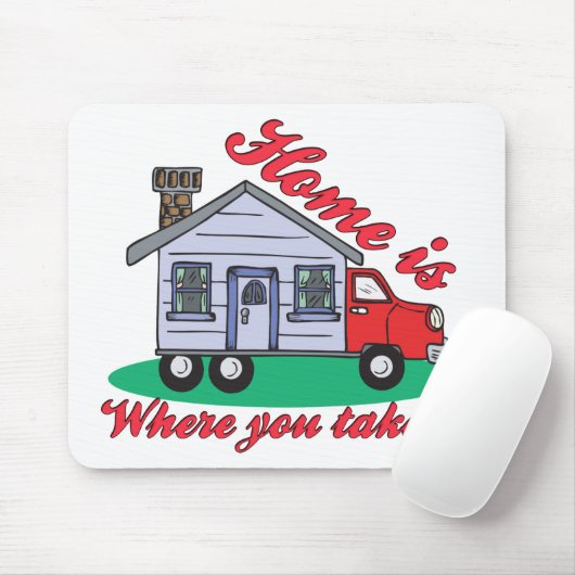 Funny Trailer Park Shirten en Gifts Muismat (Met muis)