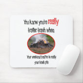 Funny Trailer Park Shirten en Gifts Muismat (Met muis)