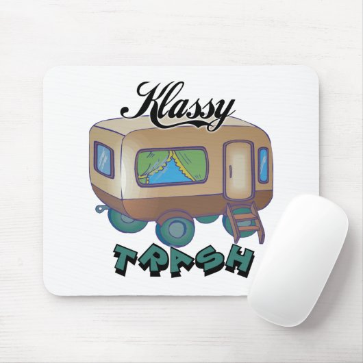 Funny Trailer Park Shirten en Gifts Muismat (Met muis)