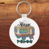 Funny Trailer Park Shirten en Gifts Sleutelhanger (Voorkant)