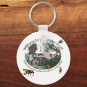 Funny Trailer Park Shirten en Gifts Sleutelhanger (Voorkant)