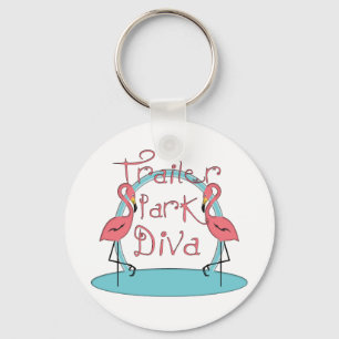 Funny Trailer Park Shirten en Gifts Sleutelhanger