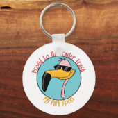 Funny Trailer Park Shirten en Gifts Sleutelhanger (Voorkant)