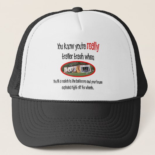 Funny Trailer Park Shirten en Gifts Trucker Pet (Voorkant)