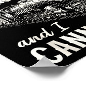 Funny Train Big Boilers Steam Locomotive Freight  Poster (Hoek)