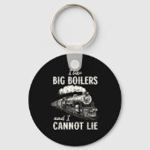 Funny Train Big Boilers Steam Locomotive Freight  Sleutelhanger (Voorkant)