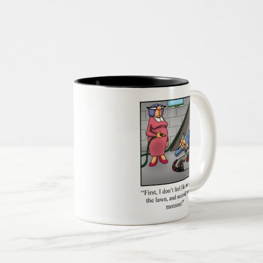 Funny Train Model Humor Koffie Mok (Voorkant rechts)