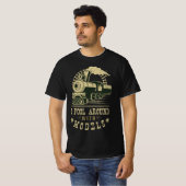 Funny Train Model Railway Cool Trains Hobby Steam  T-shirt (Voorkant volledig)