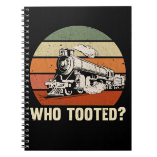 Funny Train Railroad Quote Railfan Notitieboek