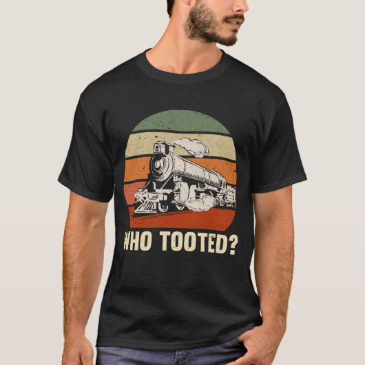Funny Train Railroad Quote Railfan T-shirt (Voorkant)