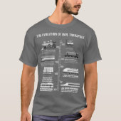 Funny Train Tram-model locomotief T-shirt (Voorkant)