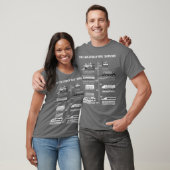 Funny Train Tram-model locomotief T-shirt (Unisex)