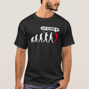 Funny Transformation of Apes Evolution Stop T-shirt