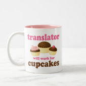Funny Translator Tweekleurige Koffiemok (Links)