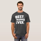 Funny Trapping Shirt Beste Trapper ooit (Voorkant volledig)