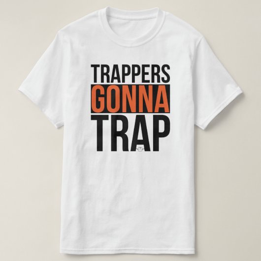 Funny Trapping Shirt voor mannen (Design voorkant)