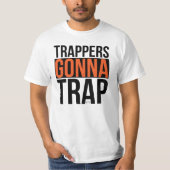 Funny Trapping Shirt voor mannen (Voorkant)