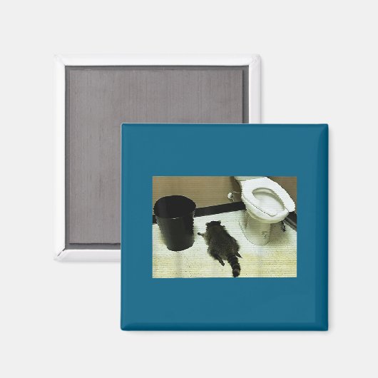 Funny Trashed Panda Drunk Racoon Magneet (Voorkant / Achterkant)