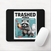 Funny Trashed Panda Raccoon Gets Drunk  Muismat (Met muis)
