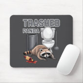 Funny Trashed Panda Raccoon Gets Drunk  Muismat (Met muis)