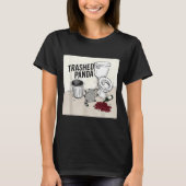 Funny Trashed Panda Racoon Gets Drunk  T-shirt (Voorkant)